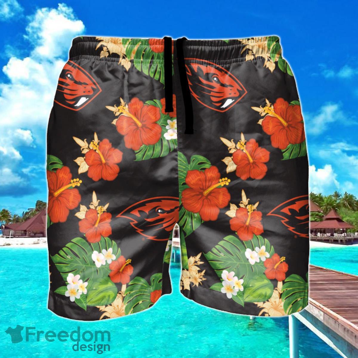 San Antonio Spurs NBA Floral Hawaiian Shorts For Summer Beach -  Freedomdesign