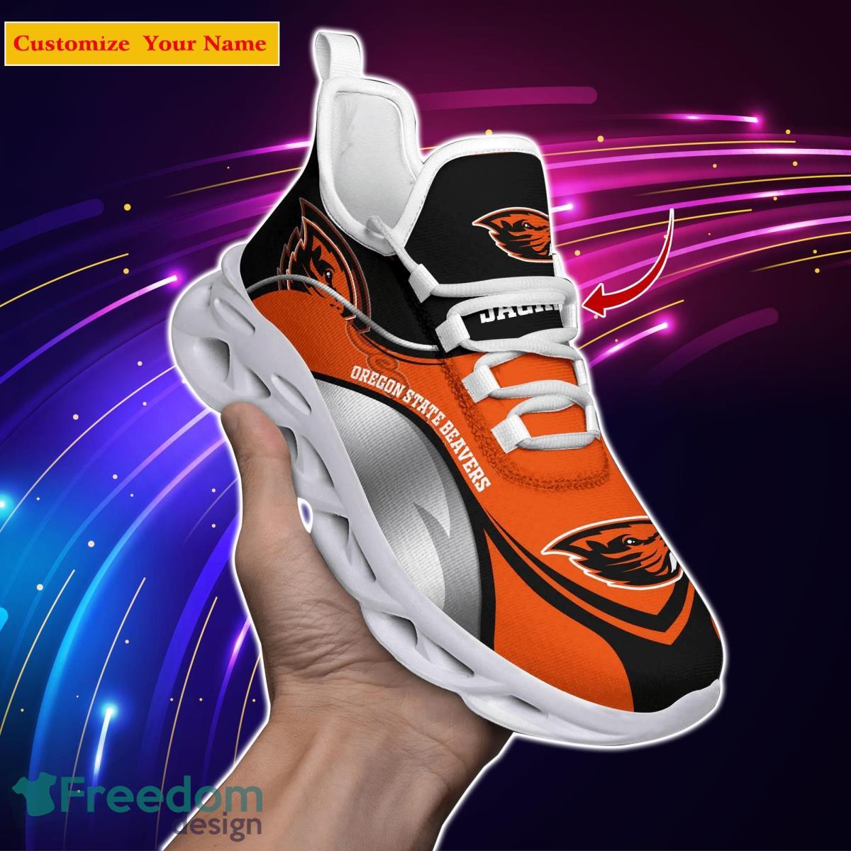 Oregon State Beavers NCAA2 Custom Name Max Soul Shoes Unique Gift For Men Women Fans Product Photo 1