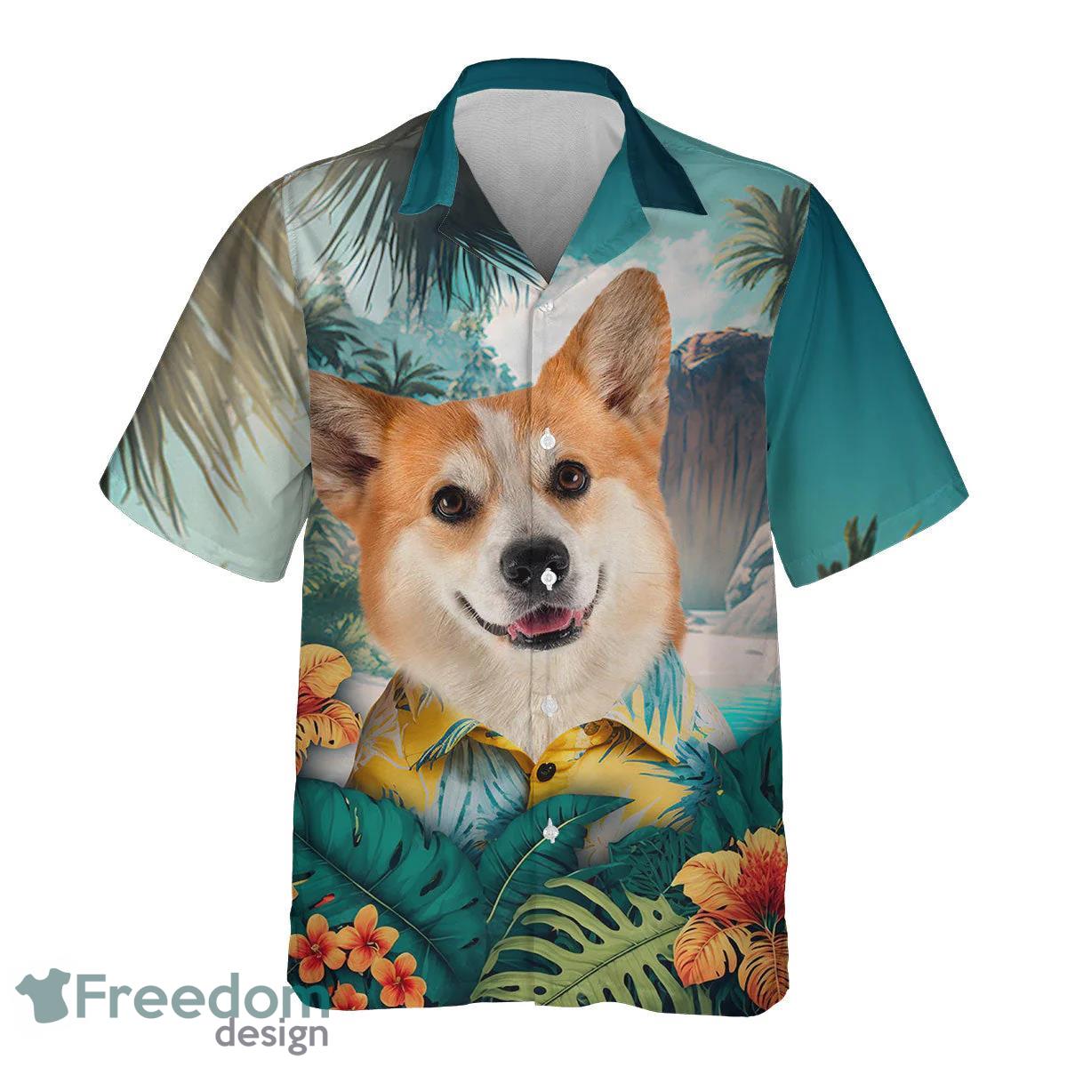 Pembroke Welsh Corgi All Printed 3D Hawaiian Shirt For Dog Lover Product Photo 2