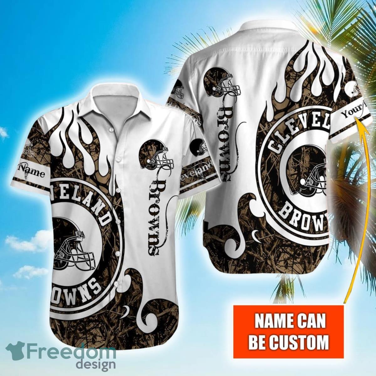 Personalized NFL Cleveland Browns Special Realtree Hunting Hawaiian Shirt Product Photo 1