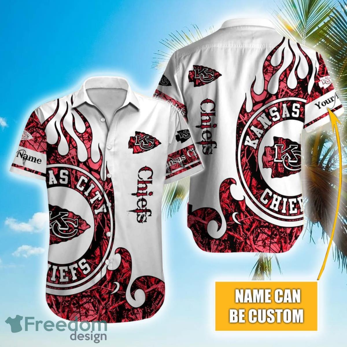 Personalized NFL Kansas City Chiefs Special Realtree Hunting Hawaiian Shirt Product Photo 1