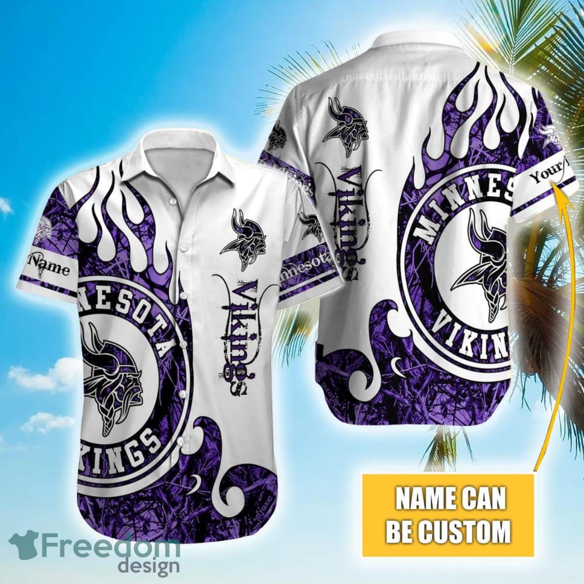Personalized NFL Minnesota Vikings Special Realtree Hunting Hawaiian Shirt  - Freedomdesign