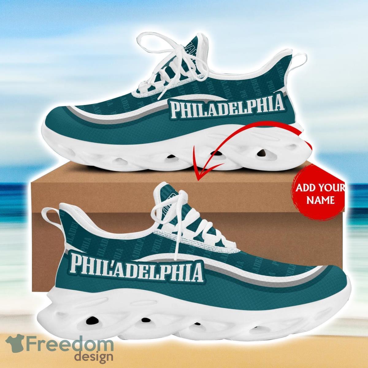 Philadelphia Eagles Max Soul Sneakers Running Sport Shoes For Real Fans Product Photo 1