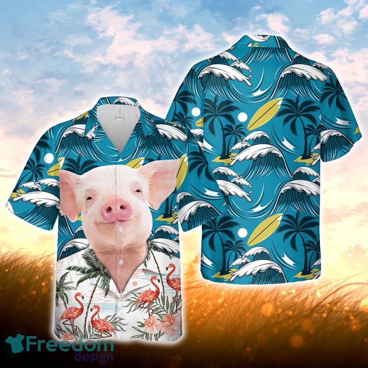 Pig Funny Hawaiian Shirt For Men Women Product Photo 1