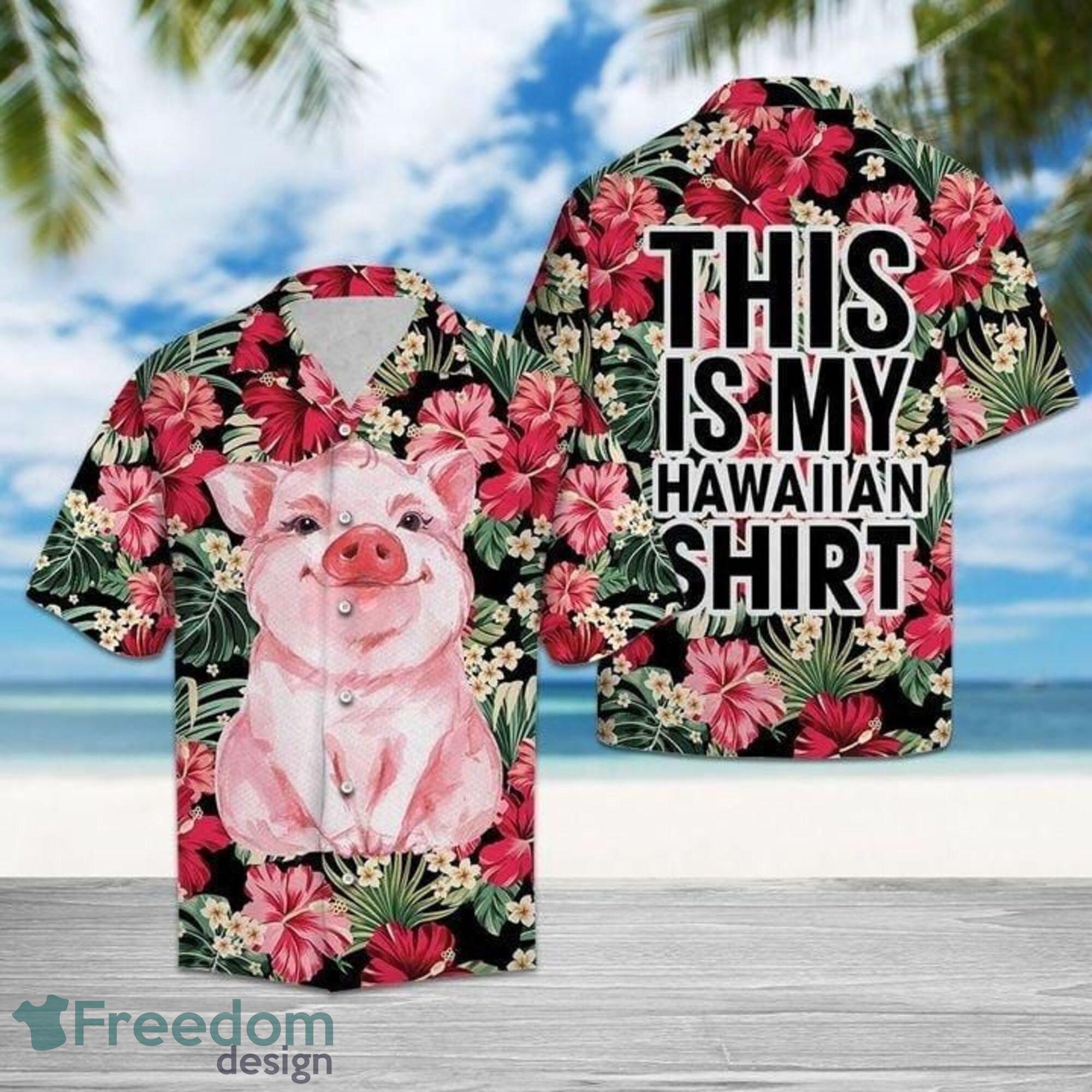 Pink Flamingo Tropical Hawaiian Shirts