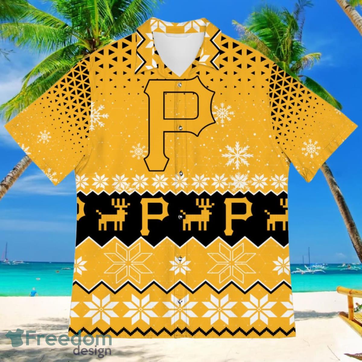 Pittsburgh Pirates Sports Football American Christmas Sweater Hawaiian Shirt Custom Name & Number - Pittsburgh Pirates Sports Football American Ugly Christmas Sweater Hawaiian Shirt 2