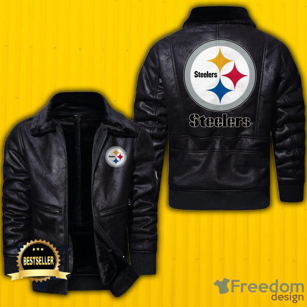 NFL Philadelphia Eagles Fans Black Brown Logo Leather Jacket For Men And  Women - Freedomdesign