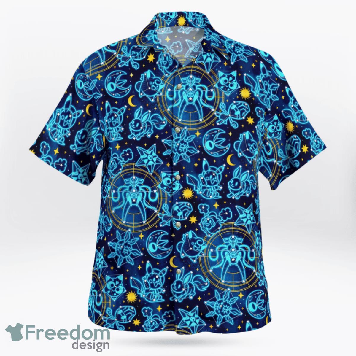 Pokemon Star Trekars Hawaiian Shirt And Short For Fans Product Photo 2