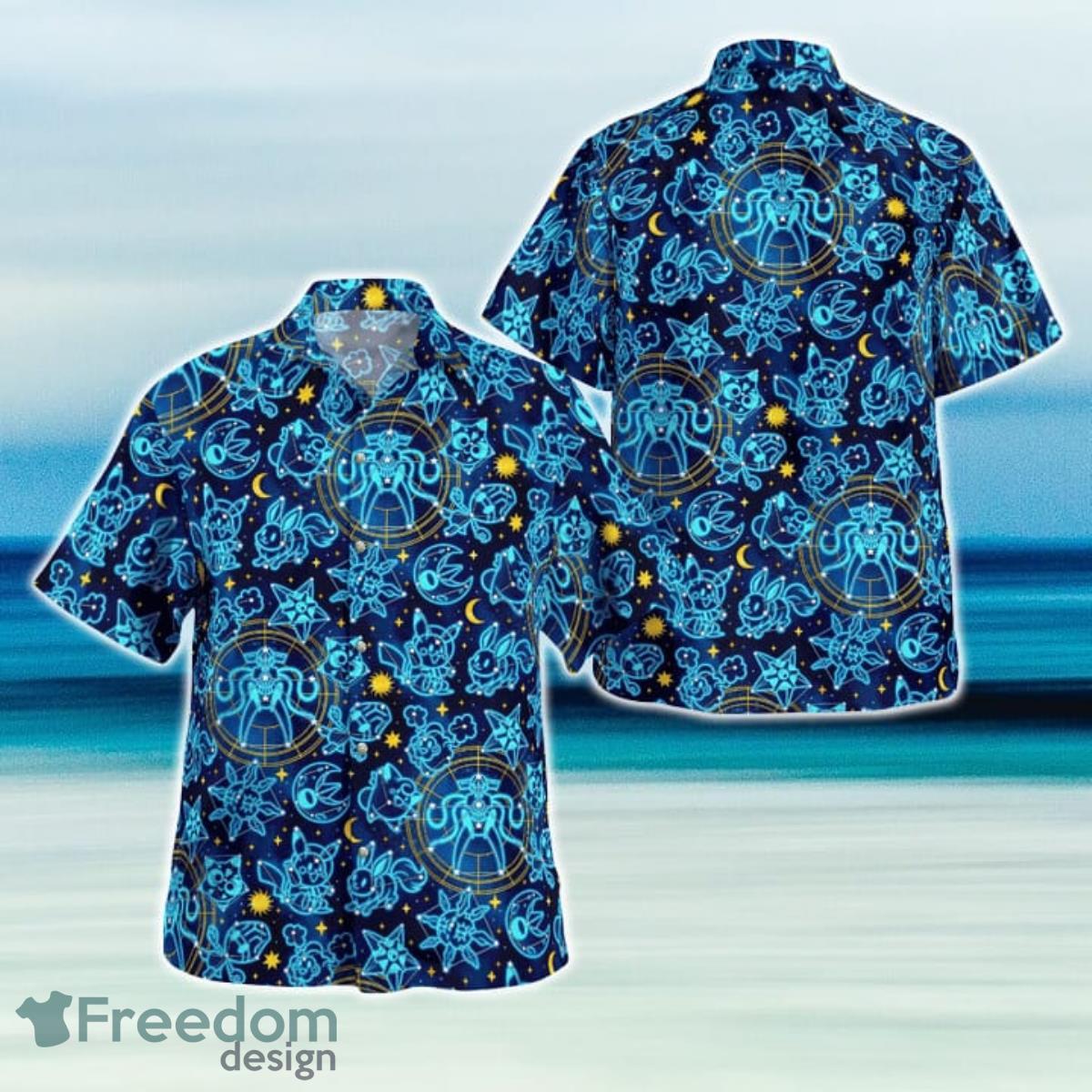 Pokemon Star Trekars Hawaiian Shirt And Short For Fans Product Photo 1