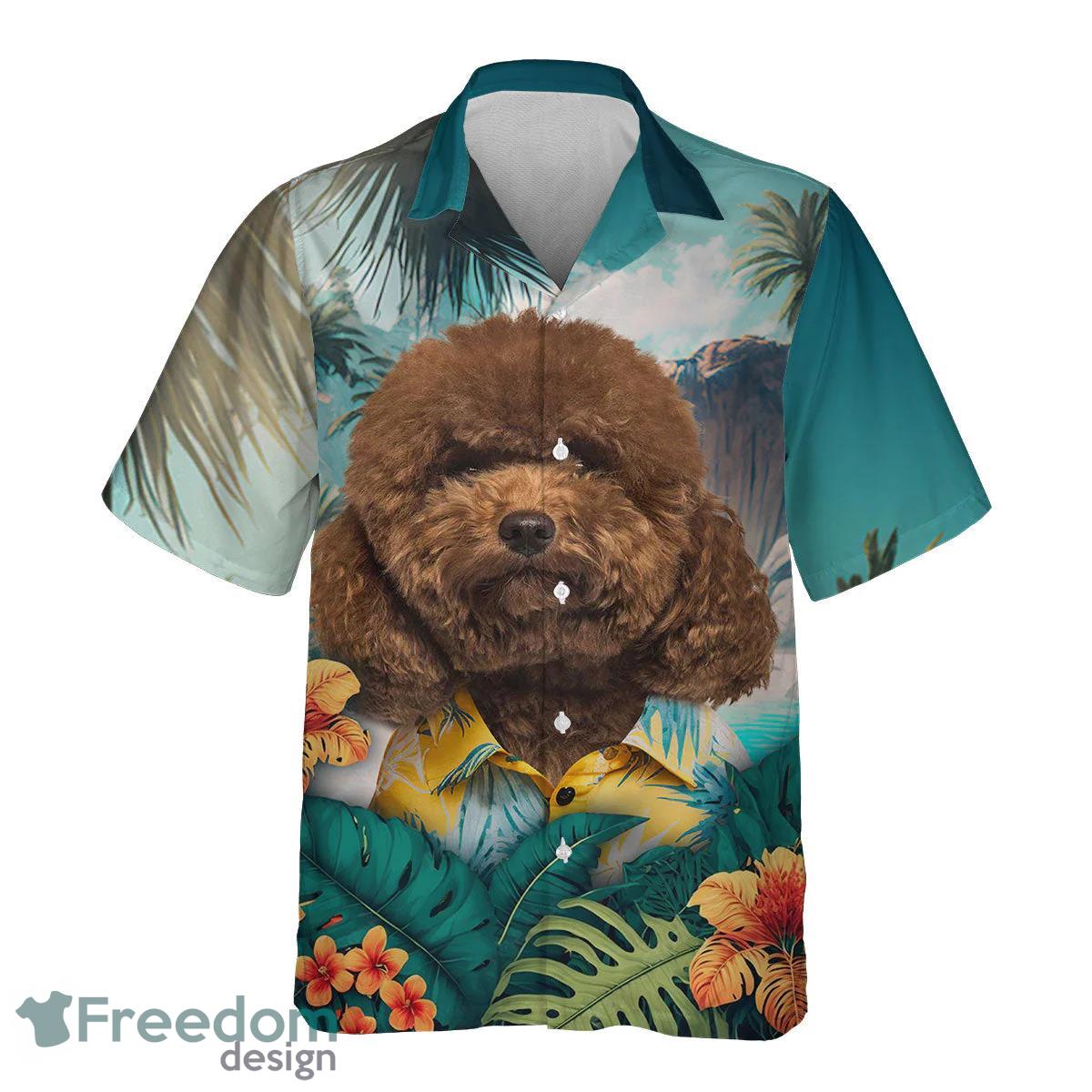 Poodle All Printed 3D Hawaiian Shirt For Dog Lover Product Photo 2