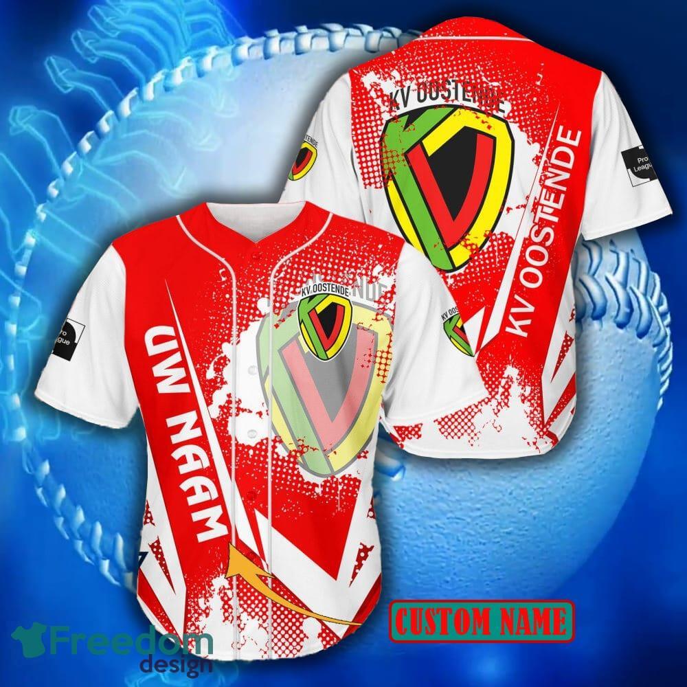 Pro League Logo KAA Gent Baseball Jersey Shirt For Men And Women Custom  Name - Freedomdesign