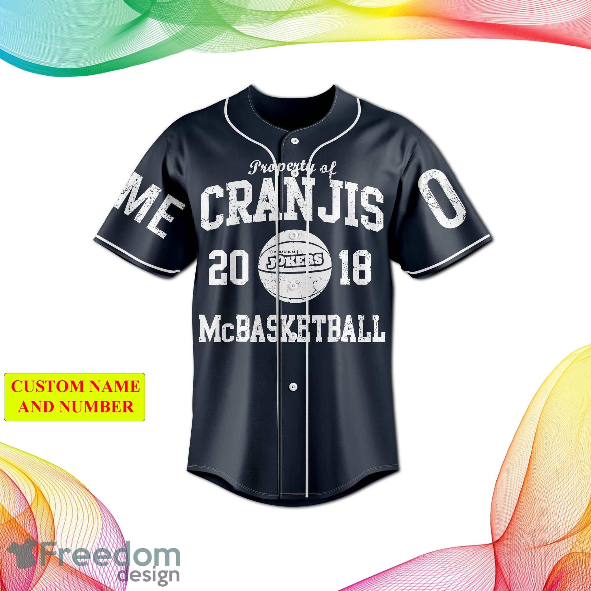 Property Of Cranjis 2023 McBasketball Jersey Baseball Shirt Custom