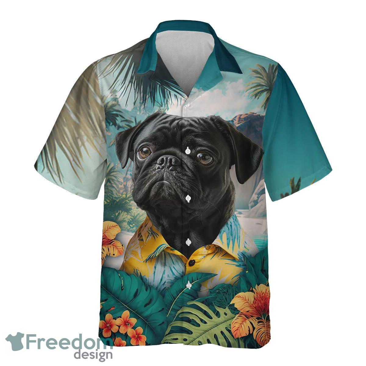 Pug All Printed 3D Hawaiian Shirt For Men Women Product Photo 2