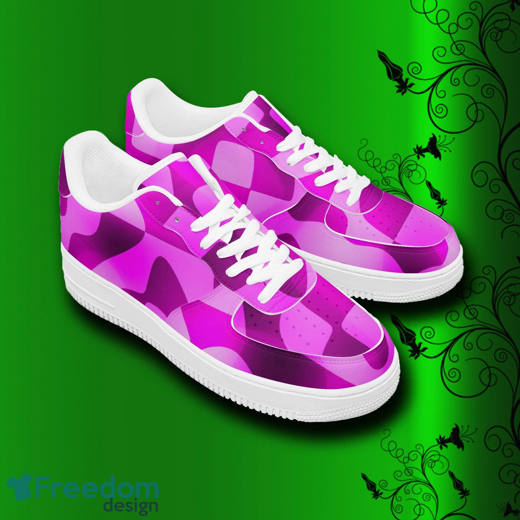 Purple pink pattern Air Force Shoes Printed Unisex For Men And Women Gift - Purple pink pattern sneakers women US 9 size, Christmas_1 Purple pink pattern Air Force Shoes Printed Unisex For Men And Women Gift - Purple pink pattern sneakers women US 9 size, Christmas_1