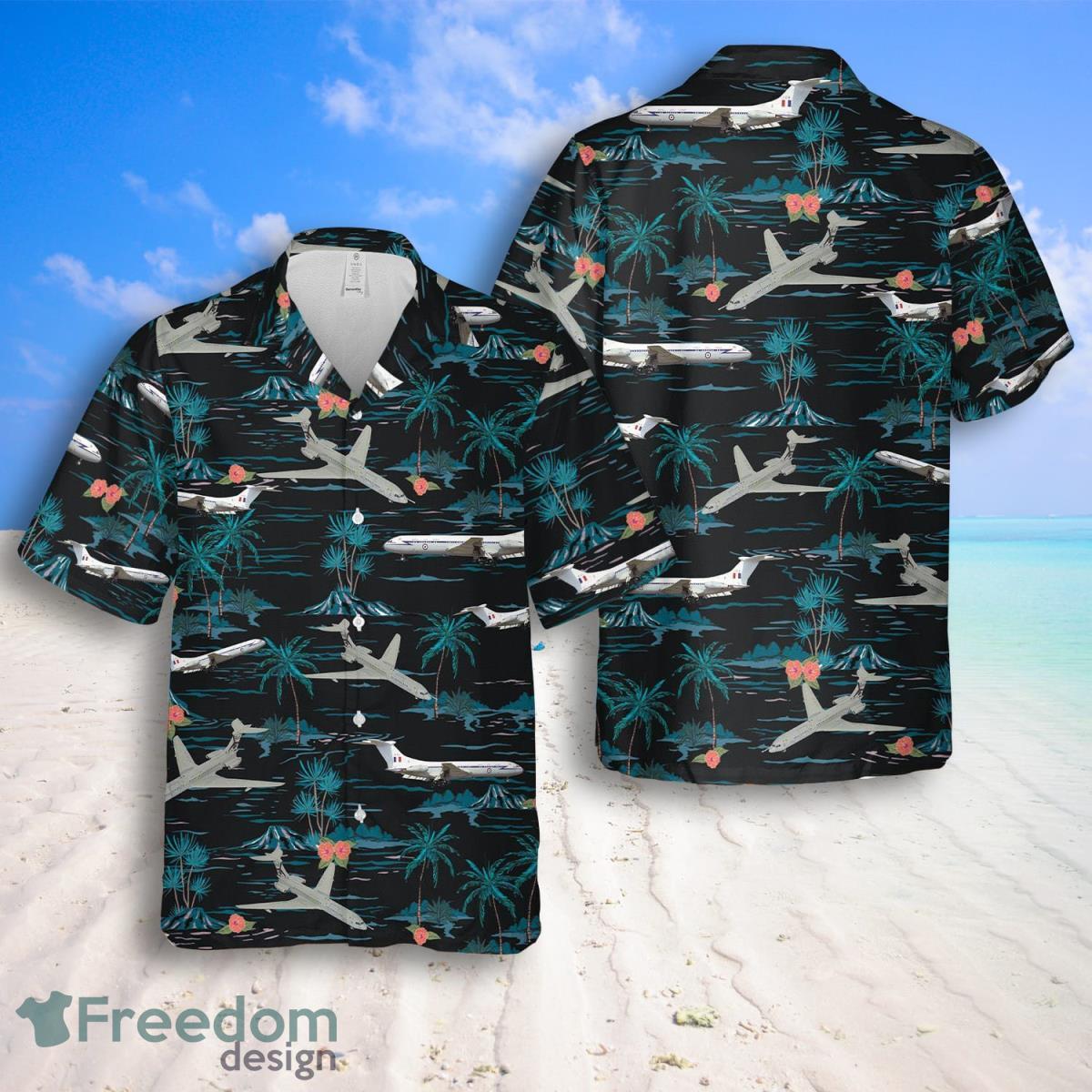 RAF Historical Vickers VC10 Hawaiian Shirt And Shorts Best Style For Men Product Photo 1