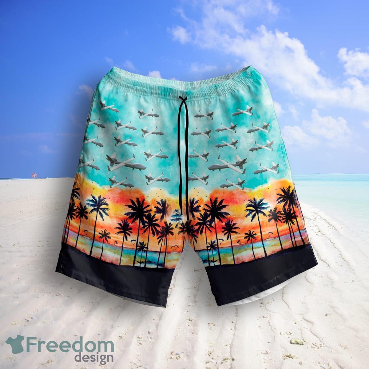 RAF REAPER (MQ-9A) Hawaiian Shirt And Shorts Best Style For Men Product Photo 2