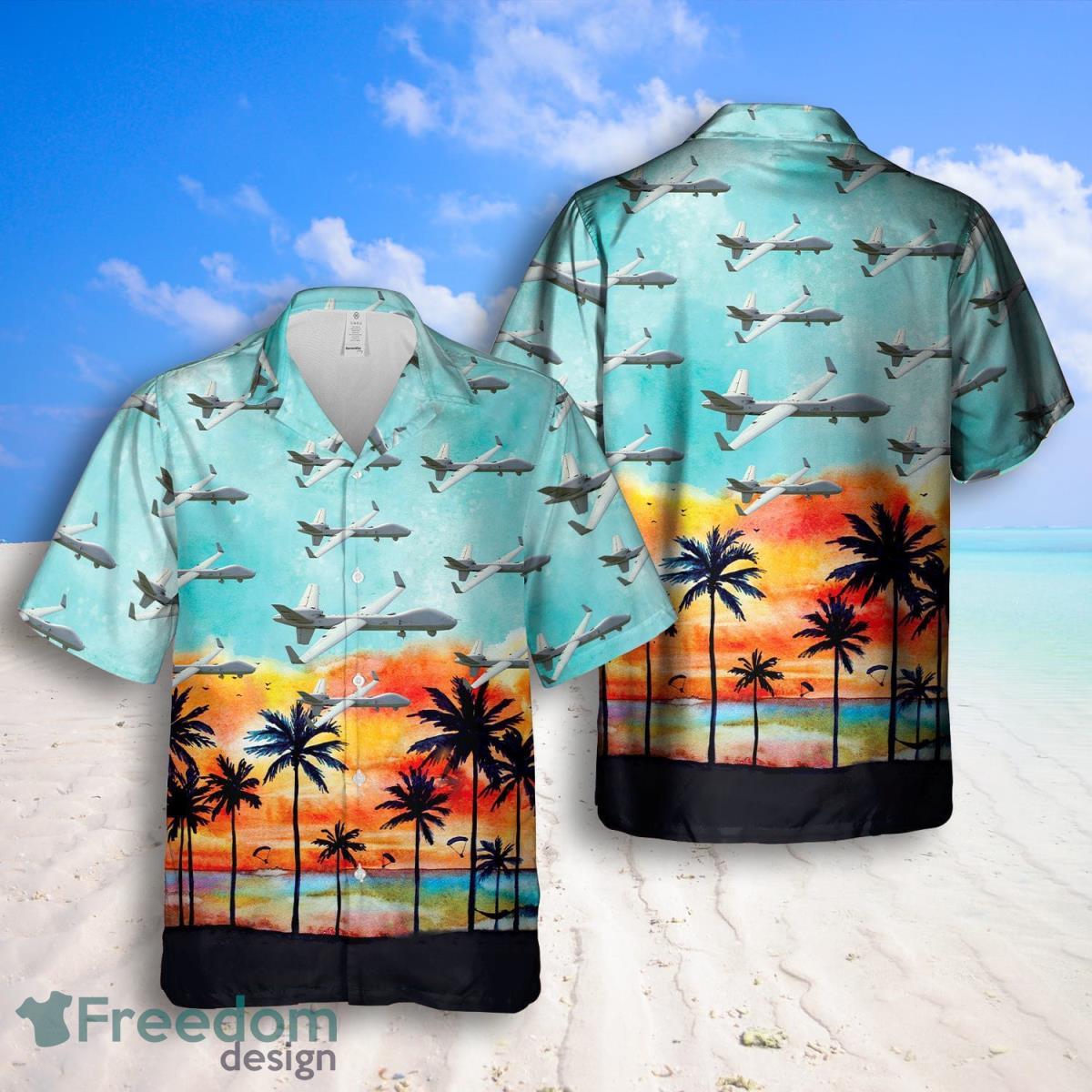 RAF REAPER (MQ-9A) Hawaiian Shirt And Shorts Best Style For Men Product Photo 1