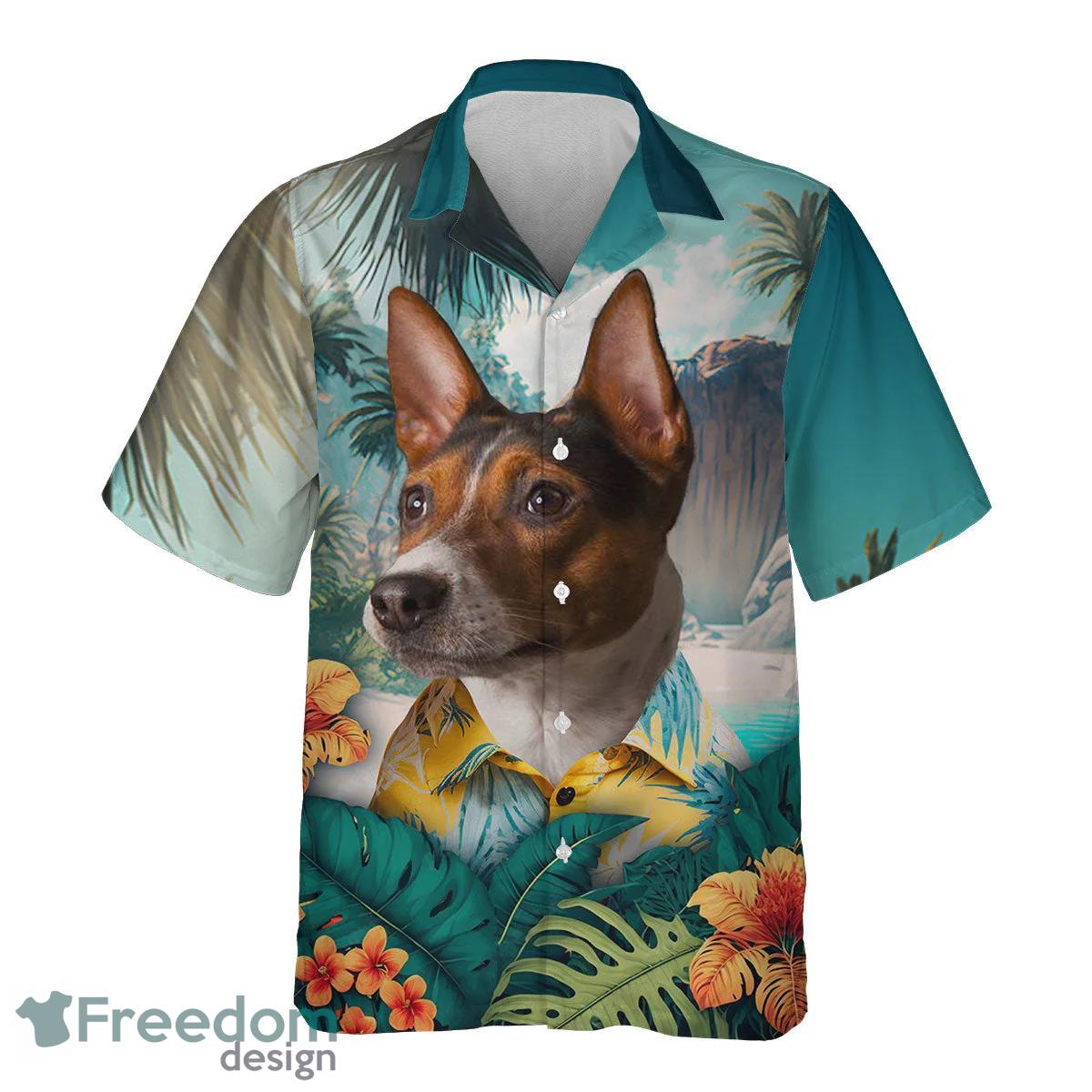 Rat Terrier All Printed 3D Hawaiian Shirt For Dog Lover Product Photo 2