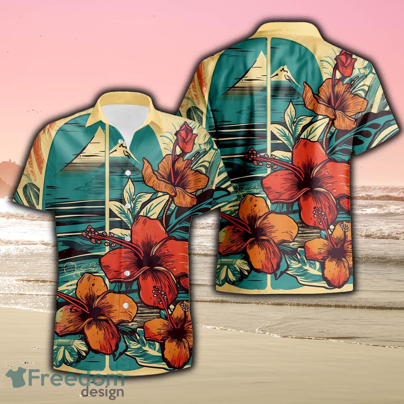 Chicago Bears Gift For Fans Orange Hawaiian Shirt - Tagotee