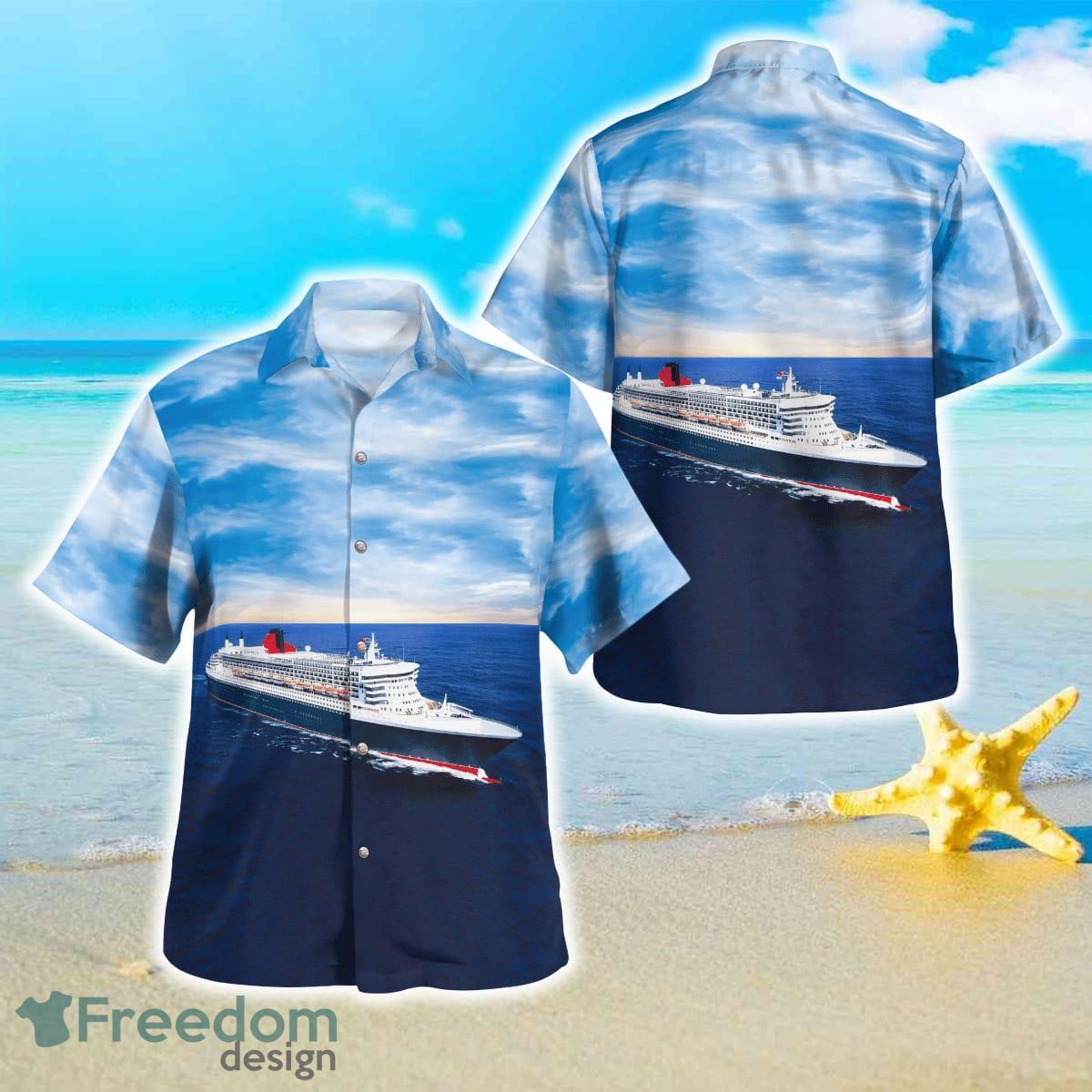 RMS Queen Mary 2 Hawaiian Shirt For Men Women Product Photo 1