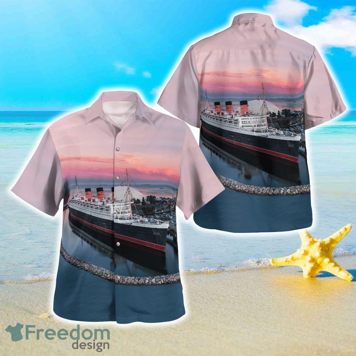 RMS Queen Mary Hawaiian Shirt For Men And Women Product Photo 1