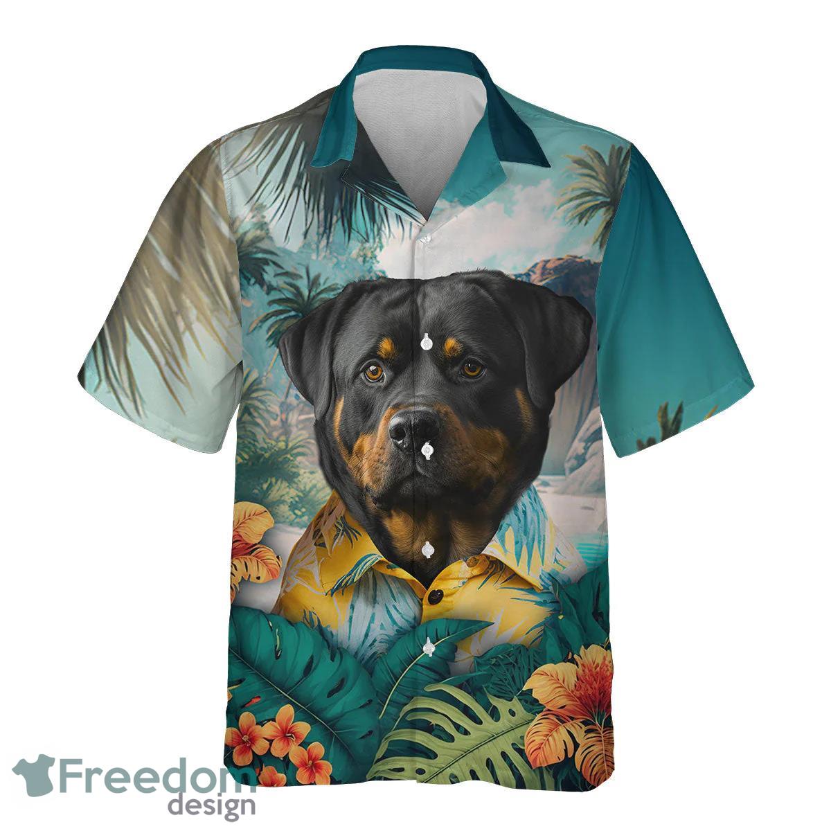 Rottweiler All Printed 3D Hawaiian Shirt For Men Women Product Photo 2