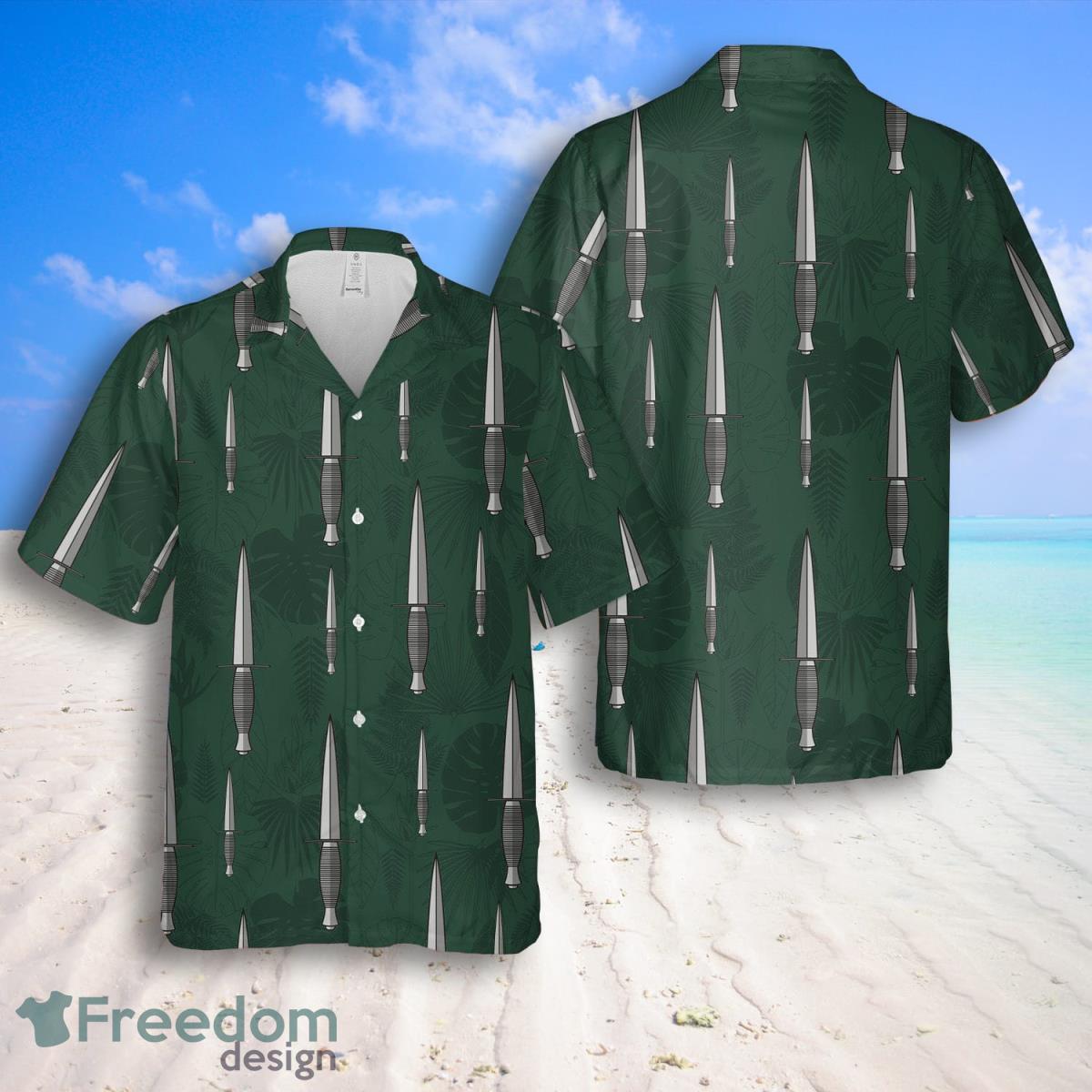 Royal Marines Commando Dagger Hawaiian Shirt And Shorts Best Style For Men Product Photo 1