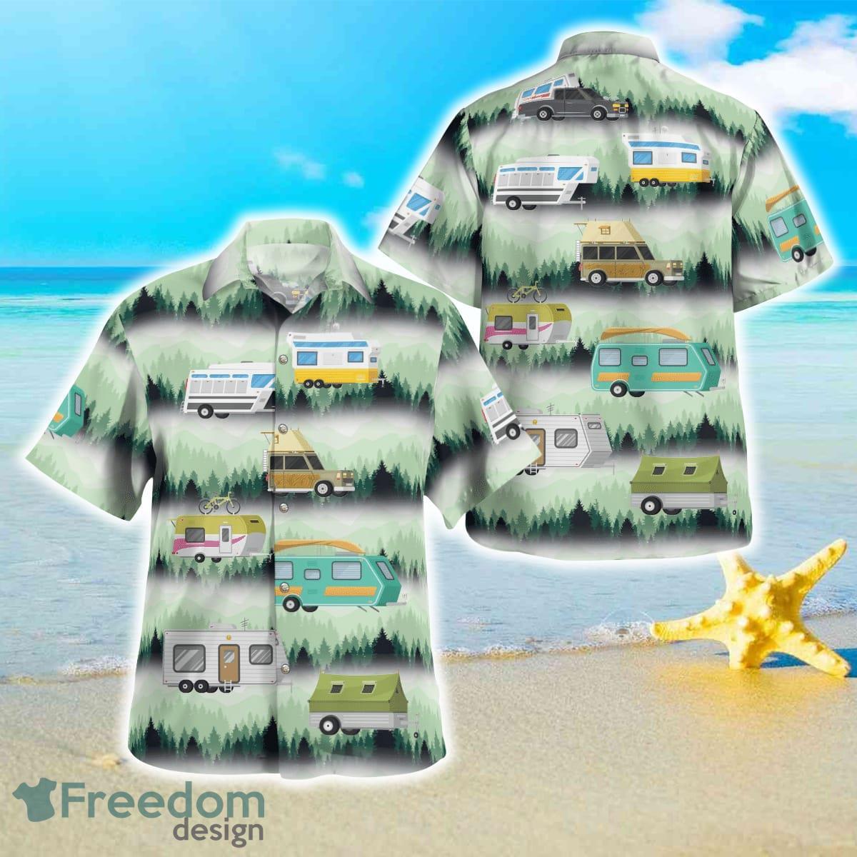 RV Camping Caravan Hawaiian Shirt Best Style For Men Women Product Photo 1