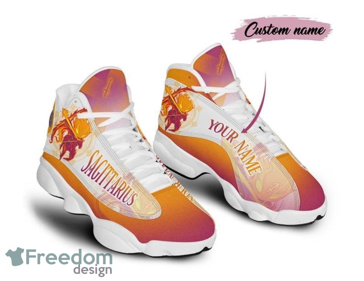 Sagittarius Zodiac Air Jordan 13 Custom Name Sneakers Special Gift For Men And Women Product Photo 1