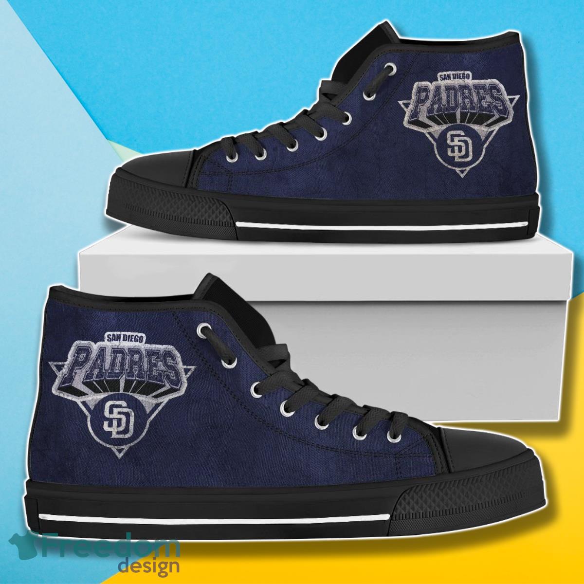 San Diego Padres MLB High Top Shoes For Men Women Fans Product Photo 1