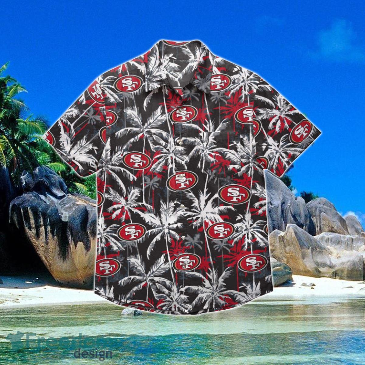 San Francisco 49ers NFL Tropical Flowers Hawaiian Shirt - T-shirts Low Price