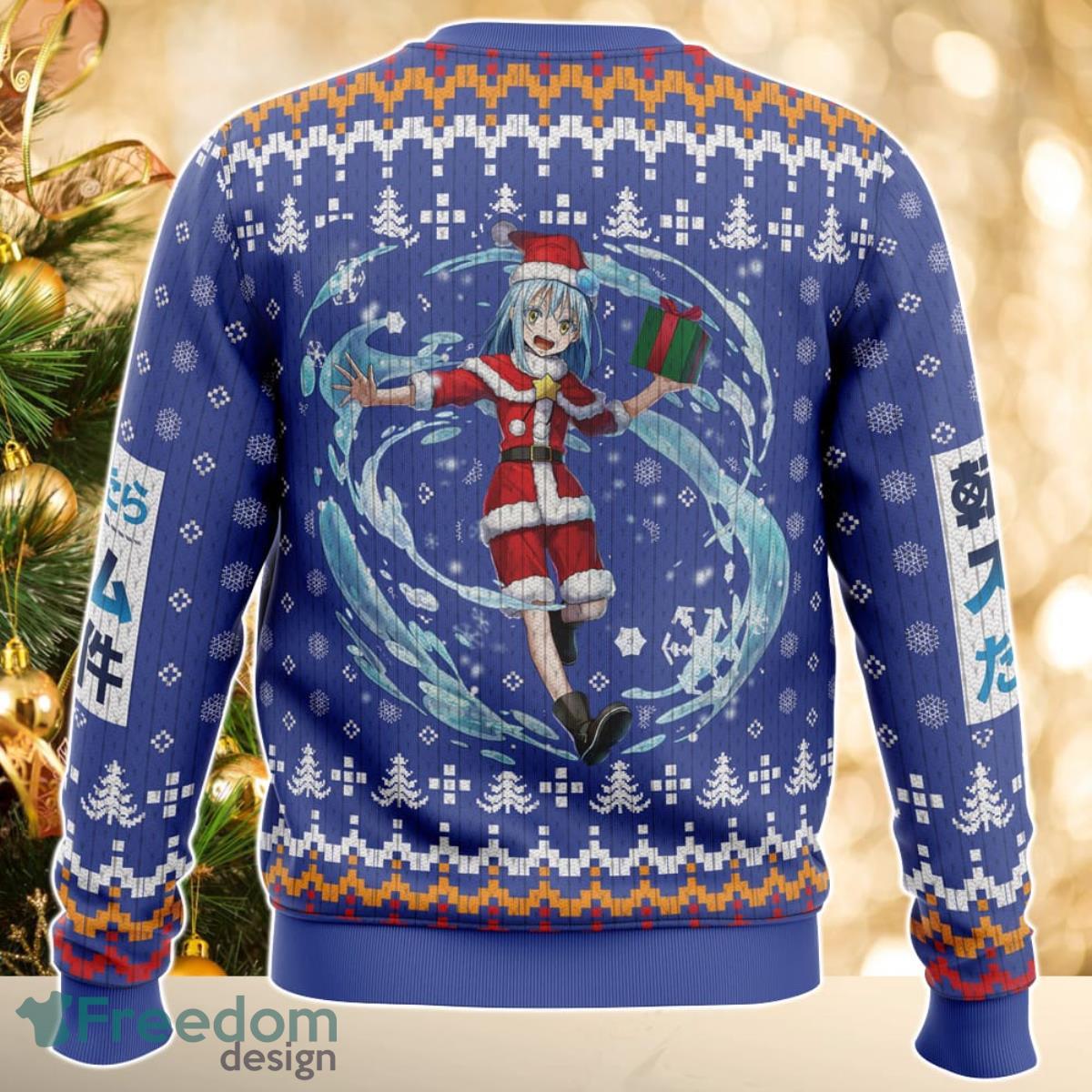 Santa Rimuru That Time I Got Reincarnated As A Slime Christmas Sweater Great Gift For Men Women Product Photo 2