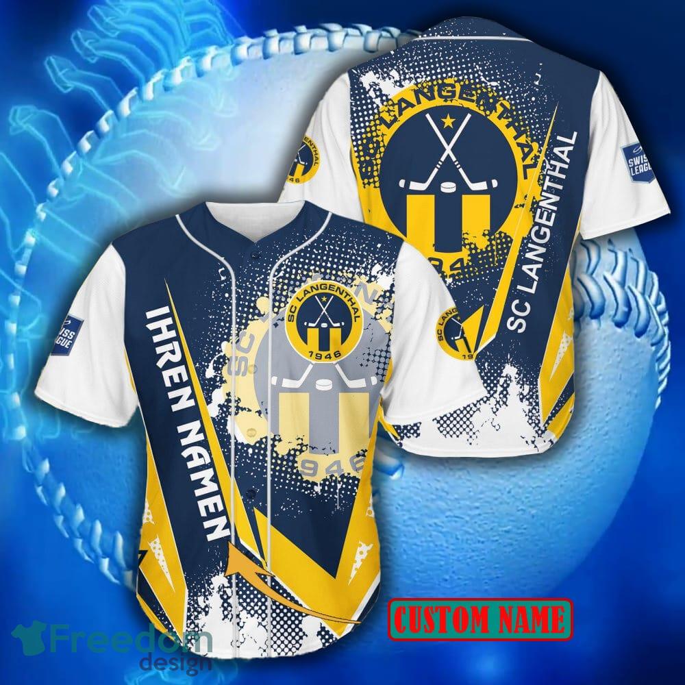 SCL Tigers Switzerland NL Baseball Jersey Shirt Design Men And