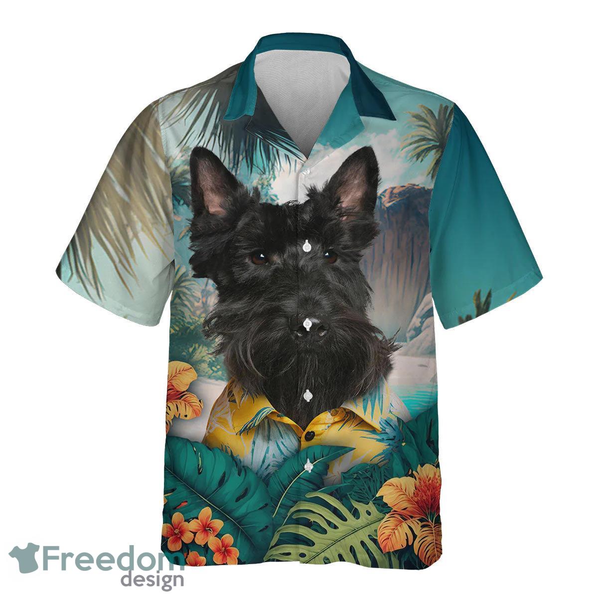 Scottish Terrier All Printed 3D Hawaiian Shirt For Dog Lover Product Photo 2