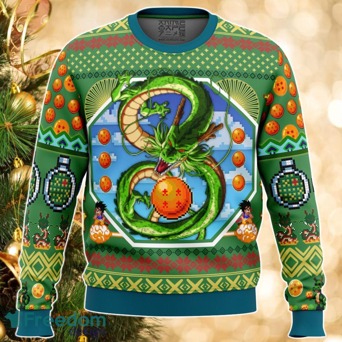 Shenron Dragon Ball Ugly Christmas Sweater Great Gift For Men Women Product Photo 1