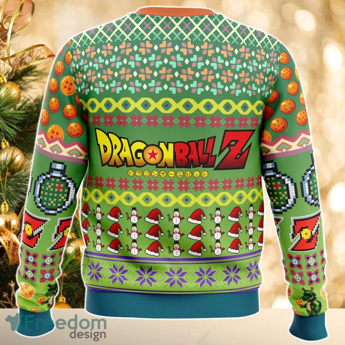 Shenron Dragon Ball Z Ugly Christmas Sweater Great Gift For Men Women Product Photo 2