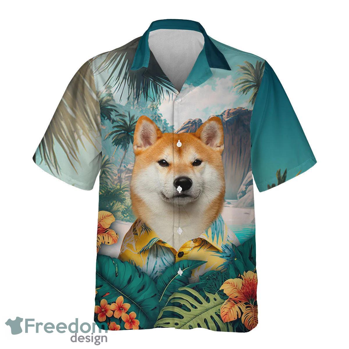 Shiba Inu All Printed 3D Hawaiian Shirt For Men Women Product Photo 2