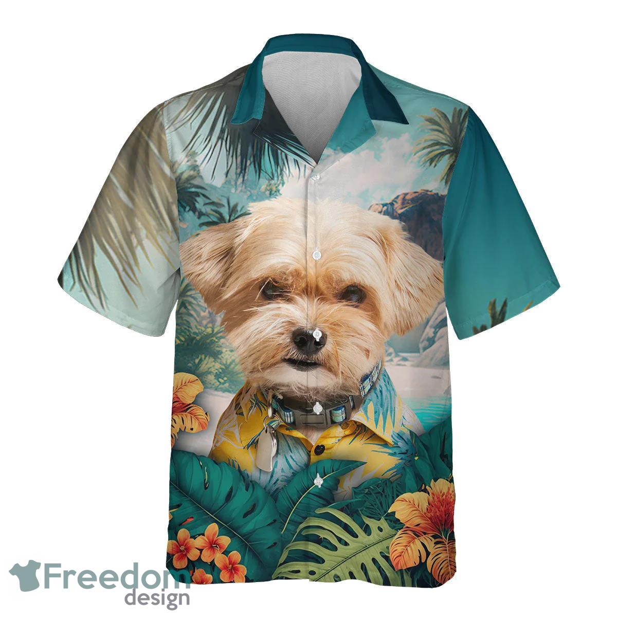 Shorkie All Printed 3D Hawaiian Shirt For Dog Lover Product Photo 2