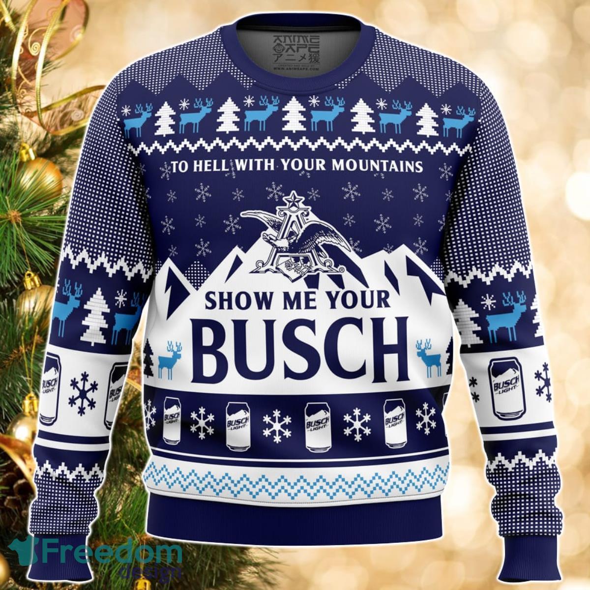 Show Me Your Busch Ugly Christmas Sweater Great Gift For Men Women Product Photo 1