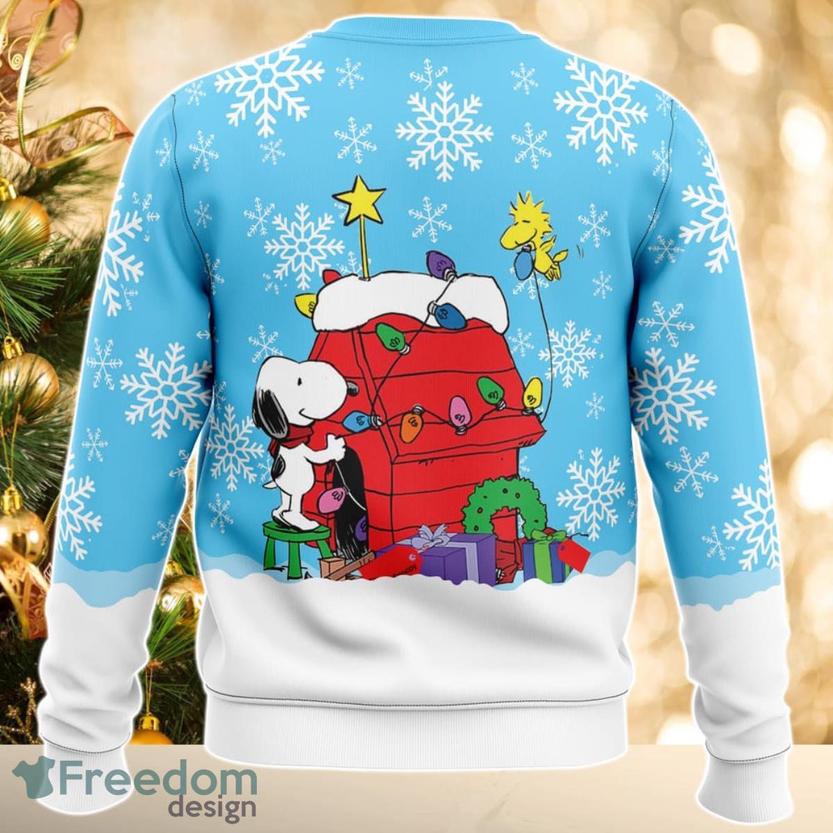 Snowy Christmas Snoopy Ugly Christmas Sweater Great Gift For Men Women Product Photo 2