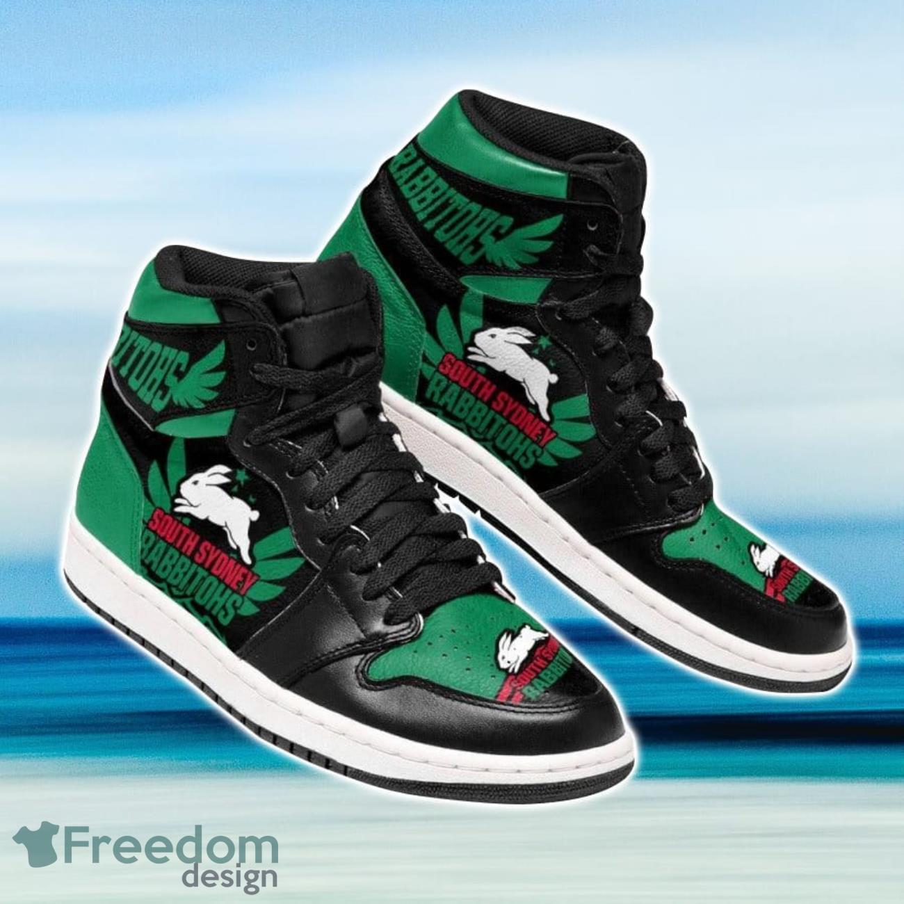 South Sydney Rabbitohs Air Jordan Hightop Shoes For Fans Product Photo 1