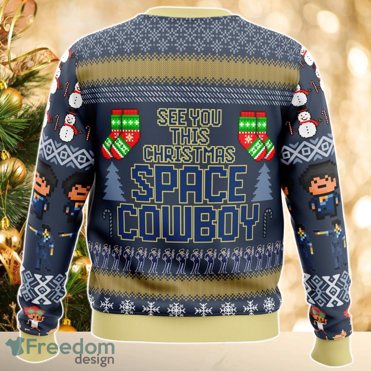 Spike Spiegel Cowboy Bebop Ugly Christmas Sweater Great Gift For Men Women Product Photo 2