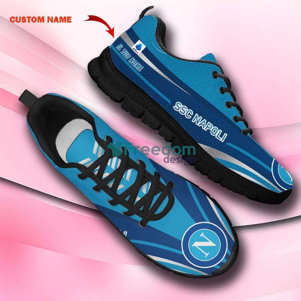 SSC Napoli Serie A Sneakers Running Shoes Custom Name Gift For Men And Women - SSC Napoli SHC124_2