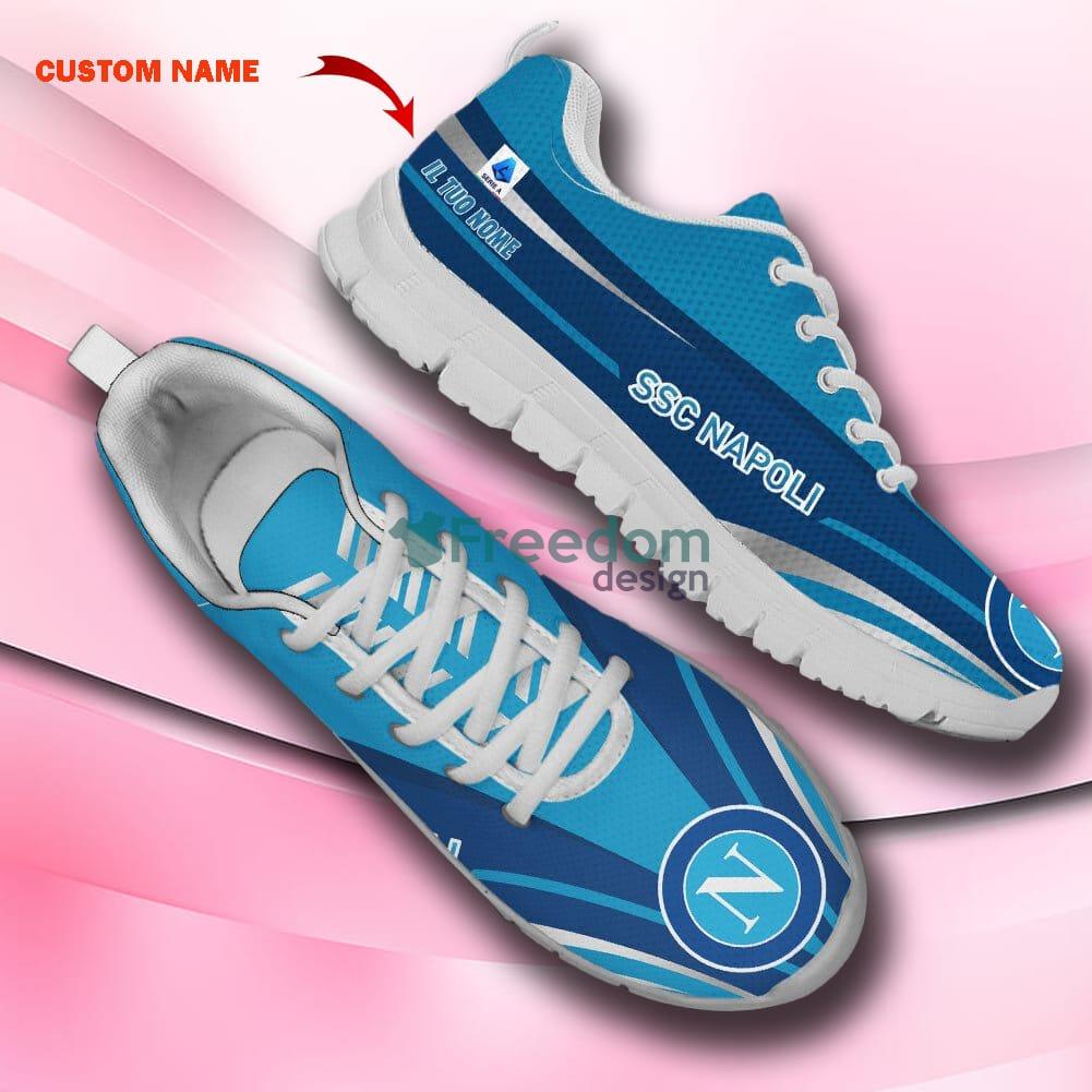 SSC Napoli Serie A Sneakers Running Shoes Custom Name Gift For Men And Women - SSC Napoli SHC124_1