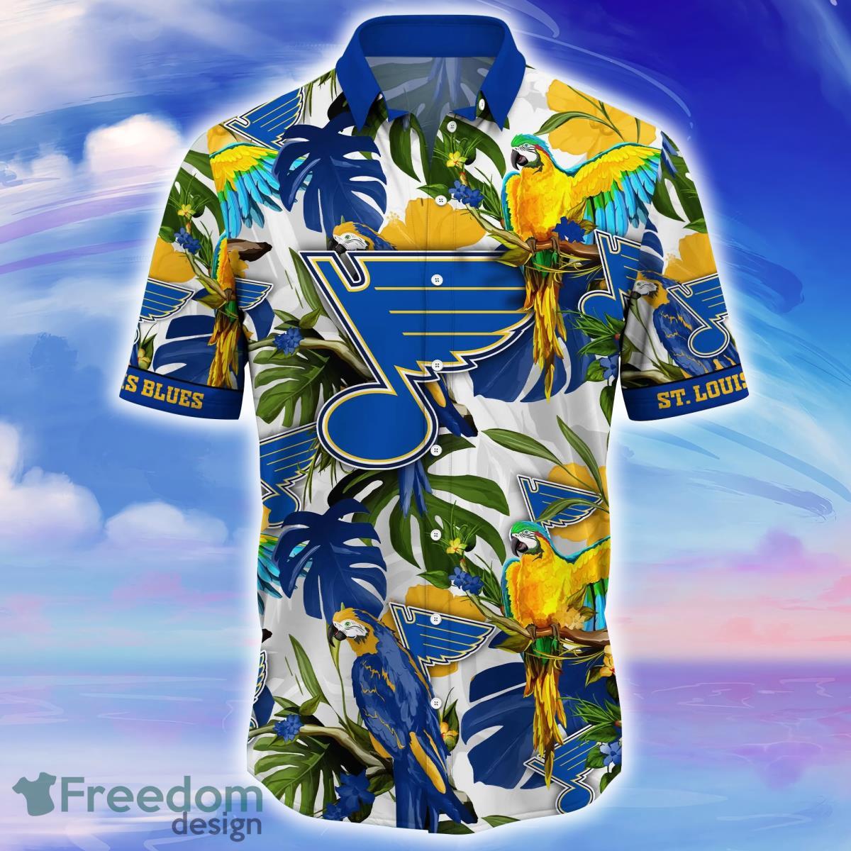 St. Louis Blues NHL Flower Hawaiian Shirt Unique Gift For Fans -  Freedomdesign