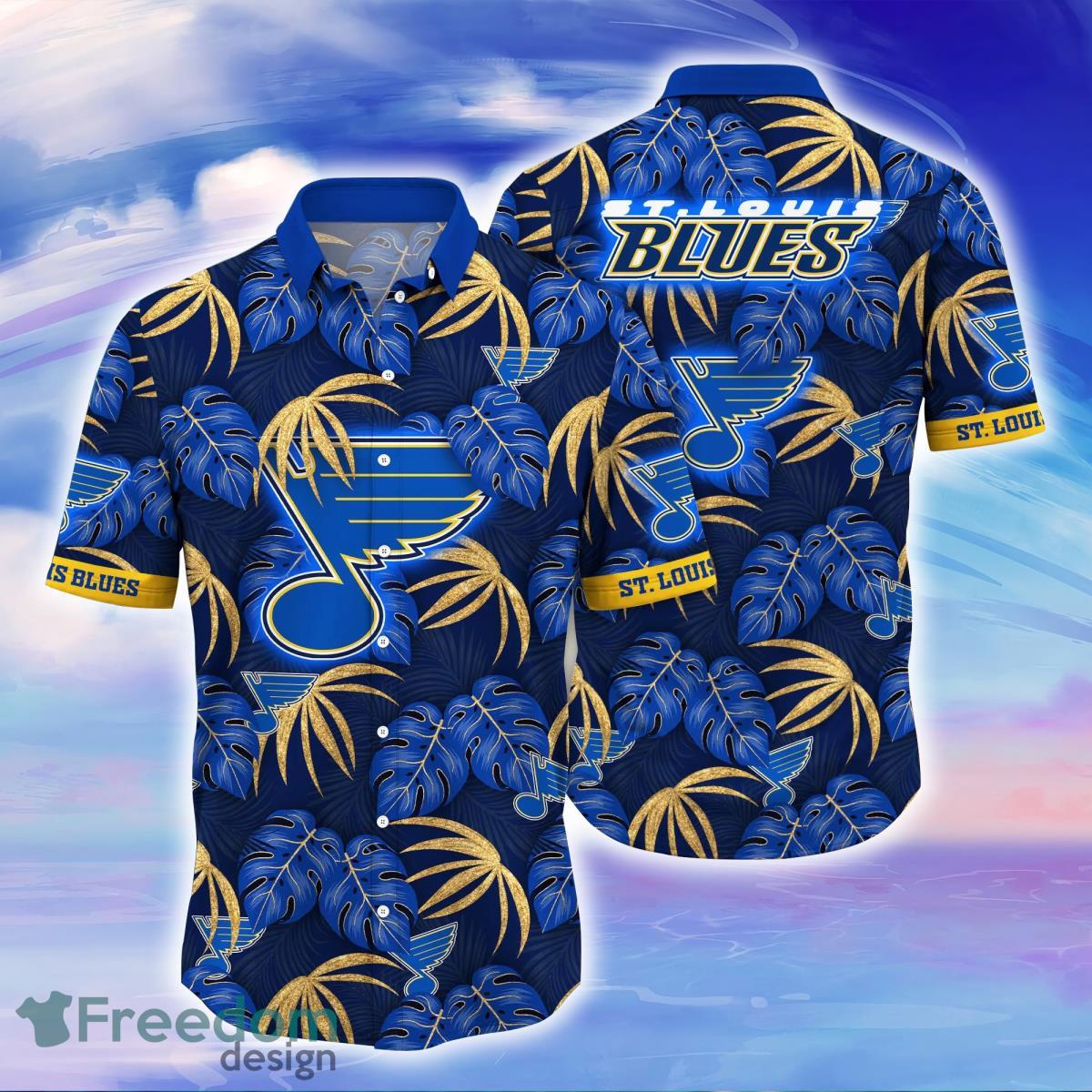 St Louis Blues-NHL Hawaiian Shirt Impressive Gift For Men And Women Fans