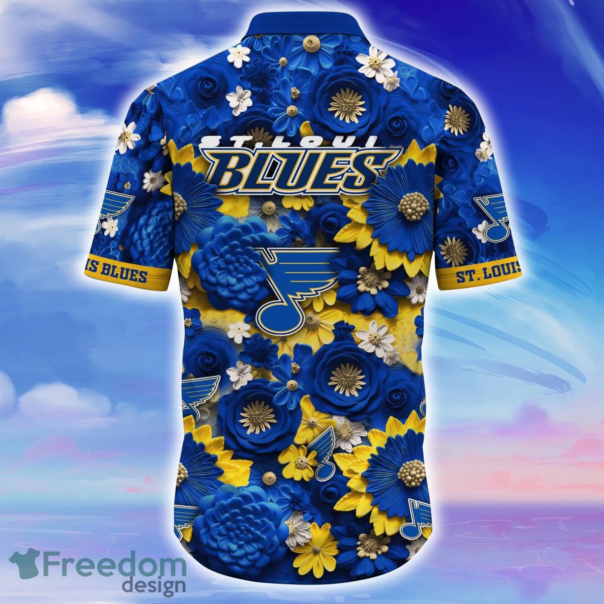 St. Louis Blues NHL Hawaiian Shirt For Men And Women Fans - Freedomdesign