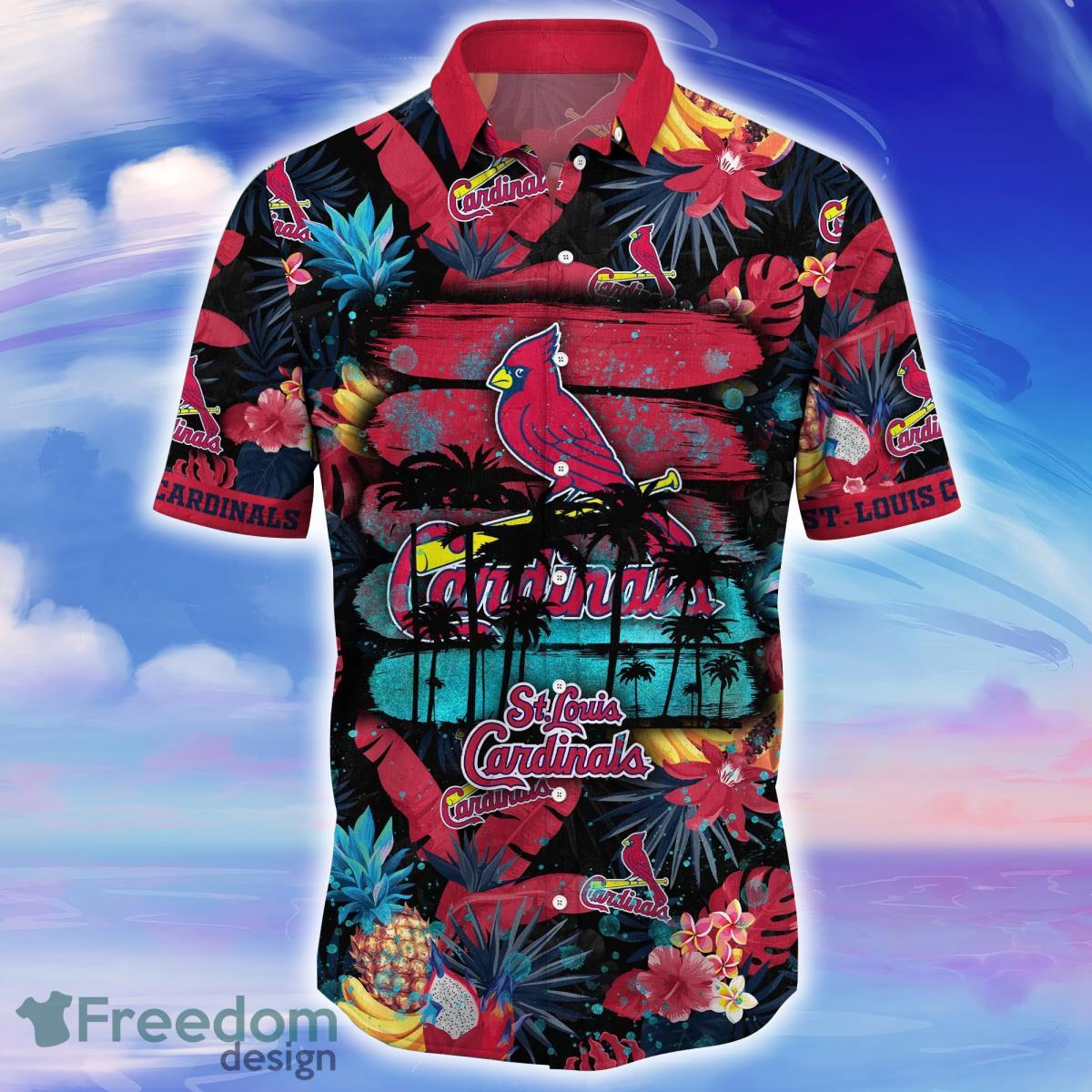 MLB St. Louis Cardinals Logo Hot Hawaiian Shirt Gift For Men And