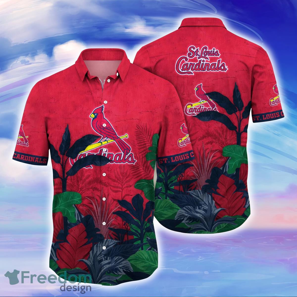 St. Louis Cardinals MLB Flower Hawaiian Shirt Great Gift For Men
