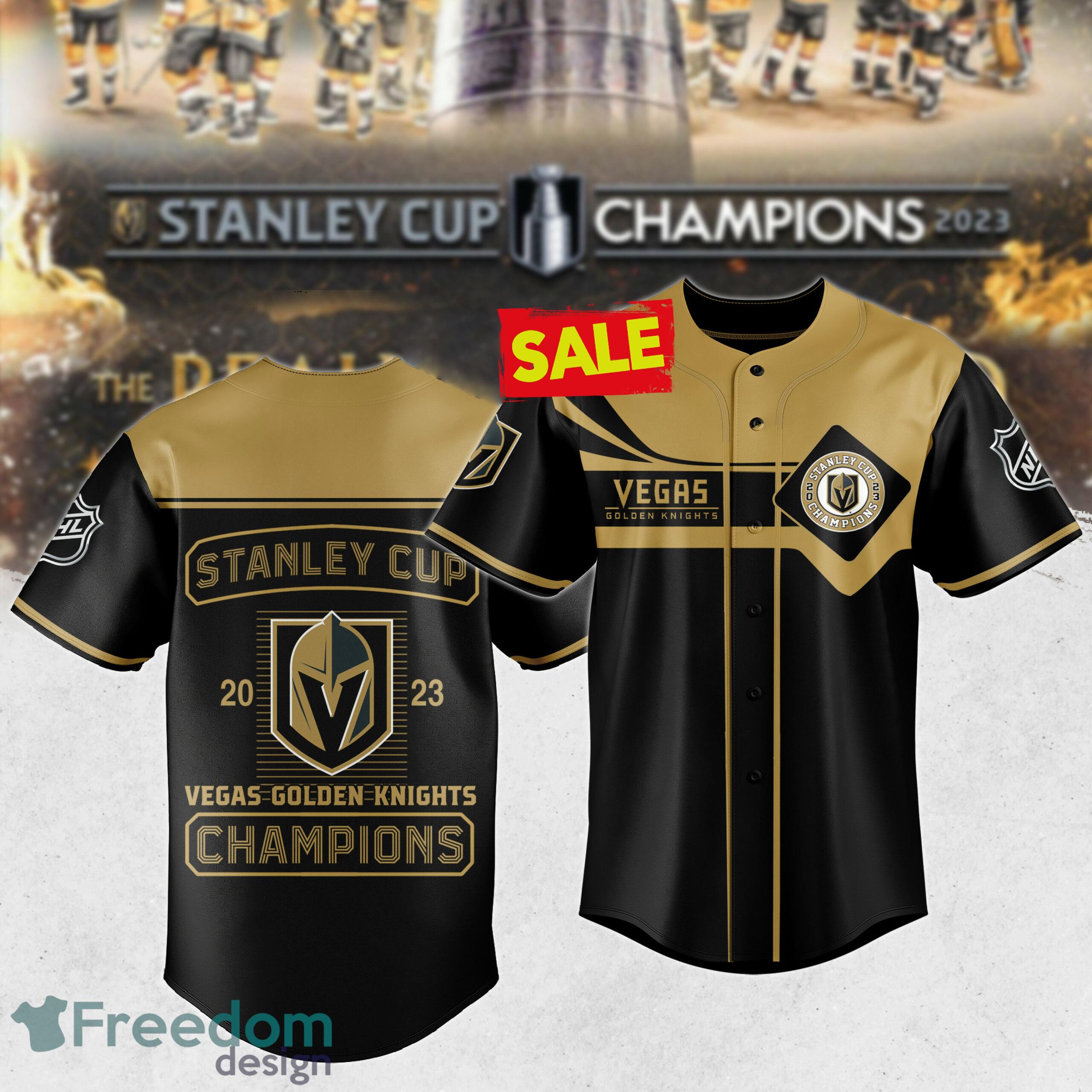 Stanley Cup 2023 NHL Champions Vegas Golden Knights Best Team Gold